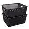 Simplify Slide 2 Stack It Storage Tote Baskets in Black 25930-BLK - alternate 1